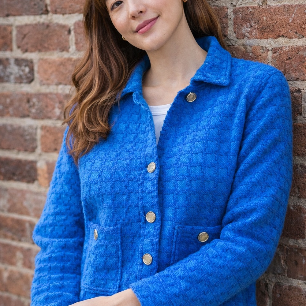 Vibrant Blue blazer Jacket